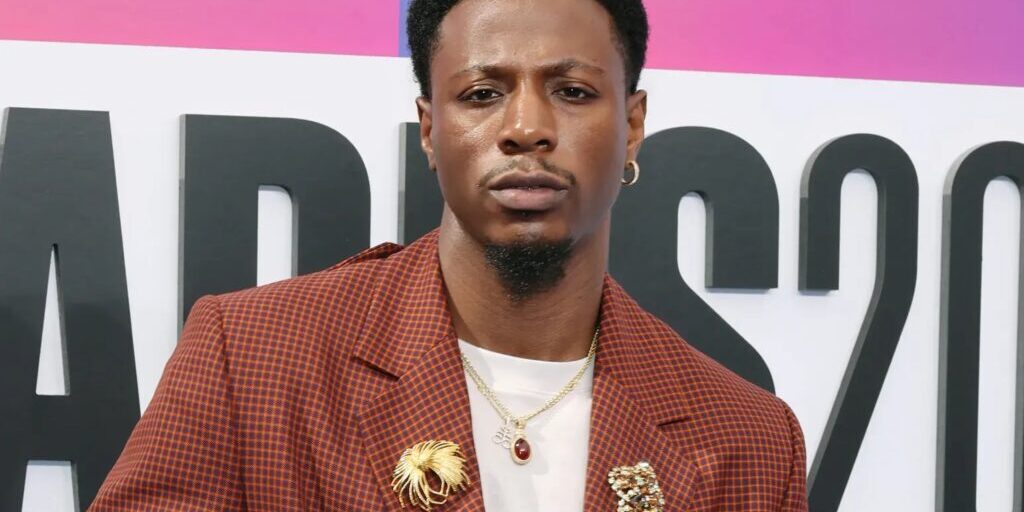 Joey Bada$$, the Brooklyn rapper and actor, in a portrait photo